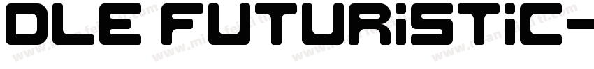 DLE Futuristic字体转换